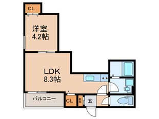 仮）東大阪市柏田西1丁目ＡＰの物件間取画像